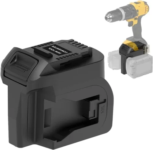 Miniatura 12 de MIL18DL para Milwaukee a adaptador de batería Dewalt, conversión para batería Milwaukee M18 de 18 V a para herramientas eléctricas Dewalt 20 V