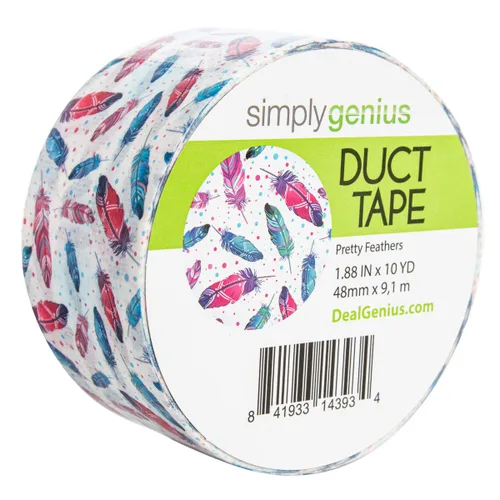 Miniatura 18 de Simply Genius Paquete variado de 12 rollos de cinta adhesiva estampada y coloreada, suministros de manualidades para niños y adultos, 10 yardas, 120