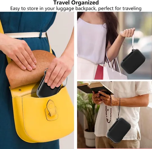 Miniatura 6 de Leayjeen Funda para impresora fotográfica para teléfono inteligente compatible con KODAK Mini 2/Mini Shot 2 Retro 4PASS Impresora fotográfica Negro