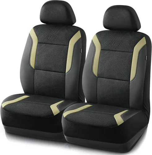 Miniatura 22 de Fundas de asiento de coche de espuma viscoelástica Skechers, fundas de asiento gruesas de malla Air Cool, fundas de asiento de coche para asientos