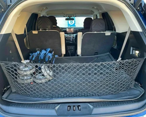 Miniatura 6 de Red de carga organizadora de maletero trasero para Jeep Grand Cherokee WL (5 asientos) 2022-2025 – Red de carga estilo sobre para SUV – Organizador
