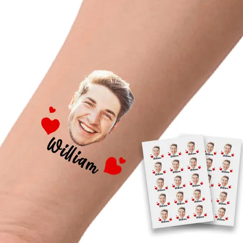 Miniatura 27 de Tatuajes temporales personalizados para fiestas, tatuajes divertidos de cerveza, regalo de cumpleaños para adultos, amigas, mujeres y hombres