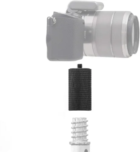 Miniatura 3 de GRIFITI Nootle - Adaptador de poste de pintura para cámara 3/4-5 a 1/4-20 para video, foto, micrófono, extensión de teléfono, adaptador de escoba