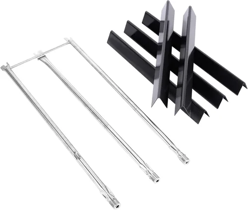 Miniatura 15 de Uniflasy 65032 Tubo de quemador de parrilla para parrillas Weber Q3200, Q300, Q320, Q3000, 404341, 57060001, 586002 parrillas de gas, quemador