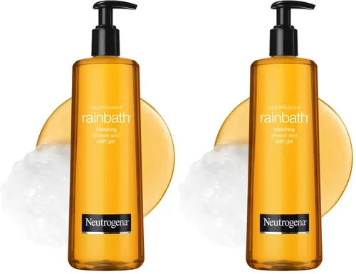 Miniatura 12 de Neutrogena Rainbath Gel limpiador de ducha y baño, gel de lavado corporal hidratante diario y gel de afeitado para hombres y mujeres, espuma cremosa
