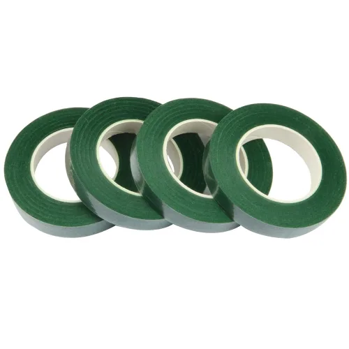 Miniatura 7 de 4 rollos de cinta floral de 1/2 pulgada de ancho, 30 yardas de cintas florales para envoltura de tallo de ramo y flores, proyectos de manualidades