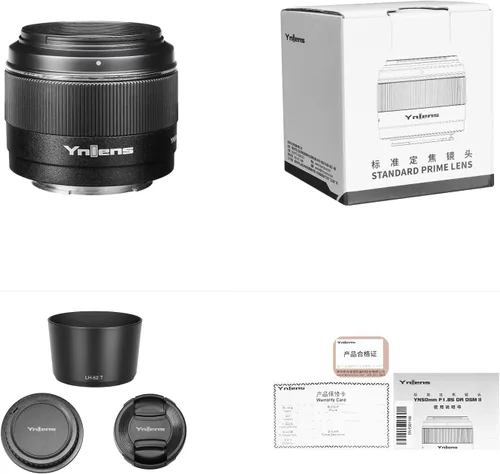Miniatura 6 de YONGNUO Lente Prime estándar YN50MM F1.8S DA DSM II, enfoque automático F1.8 gran apertura, marco APS-C para cámaras Sony E-Mount sin espejo