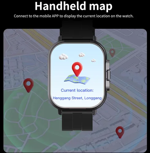 Miniatura 8 de Reloj inteligente con auriculares, para hacer/responder llamadas Bluetooth, monitor de actividad física, monitor de presión arterial y frecuencia