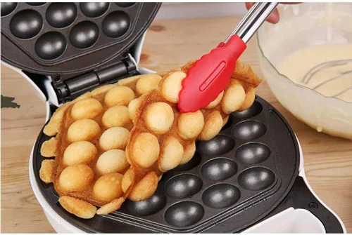 Miniatura 7 de Máquina de gofres de huevo de Hong Kong de StarBlue con libro electrónico de recetas de BONUS - Haga gofres de huevo de burbuja estilo Hong Kong
