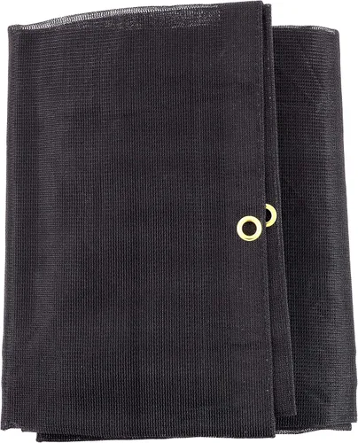 Miniatura 4 de Kotap Lona de malla negra resistente de 8 pies x 10 pies, 6.5 onzas, Artículo: MESH-0810