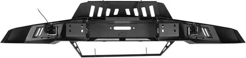 Miniatura 7 de u-Box Parachoques delantero Ram 3500 de ancho completo 2016 con placa de cabrestante y placa de deslizamiento fuerte y luces LED compatibles
