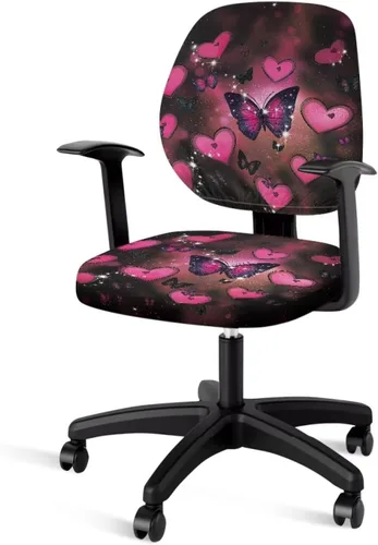 Miniatura 39 de Office Chair Covers with Arms Trendy American Flag Lightweight Computer Chair Slipcover Set of 2 Elastic Fabric Furniture Protector for Swivel