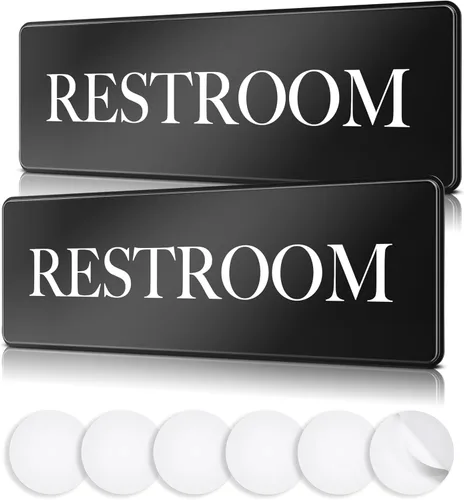 Miniatura 8 de Cartel de "Employees Must Wash Hands", paquete de 3, 3 x 9 pulgadas, perfecto para paredes, puertas o fregaderos en servicio de alimentos, baños