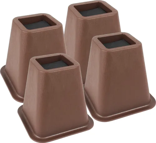 Miniatura 12 de DEDU Elevadores de cama de 6 pulgadas, resistentes, paquete de 4, elevadores de muebles para sofás de gran tamaño, elevadores de sofá