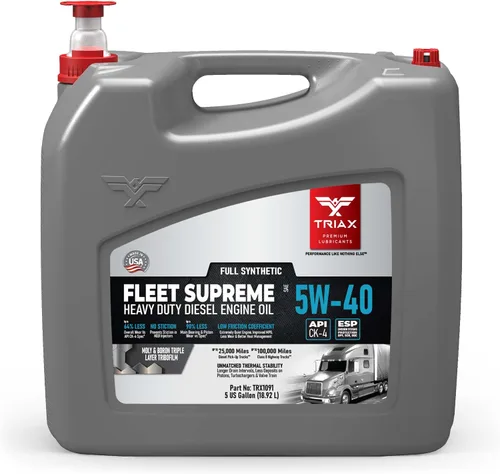 Miniatura 10 de Triax Floet Supreme ESP 5W-40 Ultimate Full Sintético - Fricción modificada - API CK-4 Aceite de motor diésel de alta resistencia con Moly