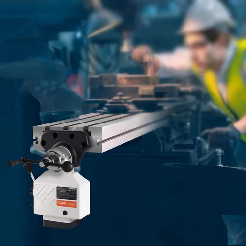 Miniatura 8 de Vevor Al-310S Fresadora de alimentación de eje X con torque de 450 pulgada-libras, Fresadora de alimentación de mesa de 0-200 RPM, 110V