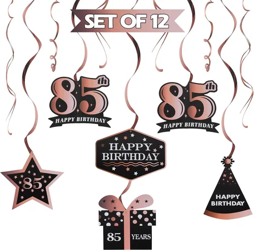 Miniatura 73 de LINGTEER - Serpentinas para fiesta de cumpleaños, 10º
