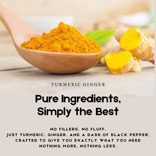 Miniatura 4 de Cúrcuma jengibre con pimienta negra y jengibre 1000 mg 120 cápsulas Suplemento de cúrcuma y jengibre con 95% de curcuminoides Suplemento extra