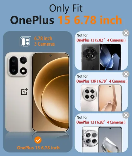 Miniatura 499 de FNTCASE Funda para iPhone 17 Pro: Fundas delgadas translúcidas de color azul claro compatibles con MagSafe, protección completa de la cámara