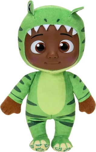 Miniatura 2 de CoComelon Peluche de dinosaurio Cody de 8 pulgadas, con temática de dinosaurio, inspirado en su programa favorito, juguetes para preescolares