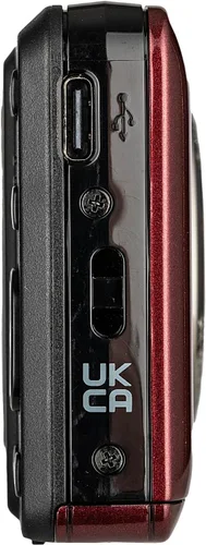 Miniatura 4 de Kodak Pixpro FZ55 - Cámara digital (rojo) El paquete incluye: 2 tarjetas de memoria de 128 GB, 2 baterías recargables, cargador de batería, funda