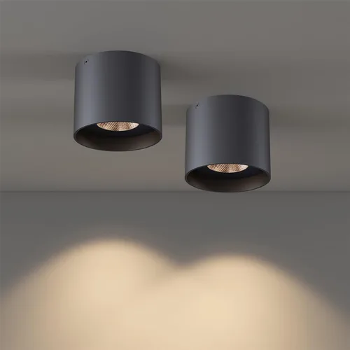 Miniatura 9 de Lámpara de Techo, Luces de Techo de Montaje al Ras LED Regulables Luz de Techo Cilíndrica Luz Puntual para Sala de Estar Pasillo Cocina Comedor
