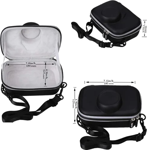 Miniatura 6 de Aproca - Estuche compatible con cámara Canon AE-1 de 35 mm SLR, bolsa de almacenamiento portátil y dura para accesorios (solo estuche)