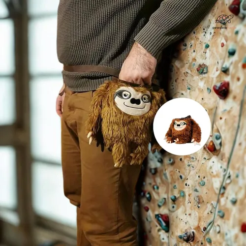 Miniatura 3 de Bonita bolsa de tiza para levantar, gimnasio y escalada en roca, cubo grande de tiza con cinturón ajustable, bolsa de polvo de agarre para boulder