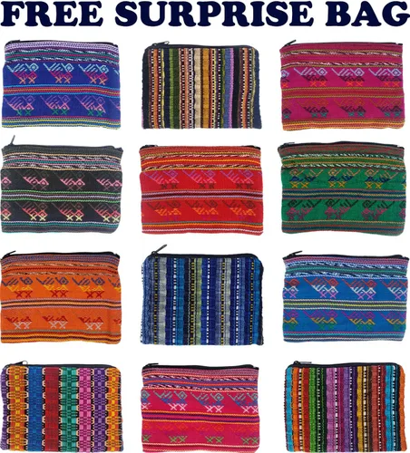 Miniatura 4 de 12 muñecas guatemaltecas grandes súper lindas + 1 bolsa de tela, hechas a mano (12 muñecas preocupadas en 1 bolsa)