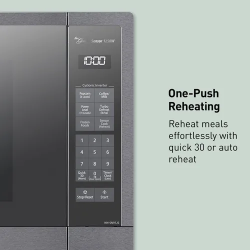 Miniatura 12 de Horno de microondas Panasonic., acero inoxidable