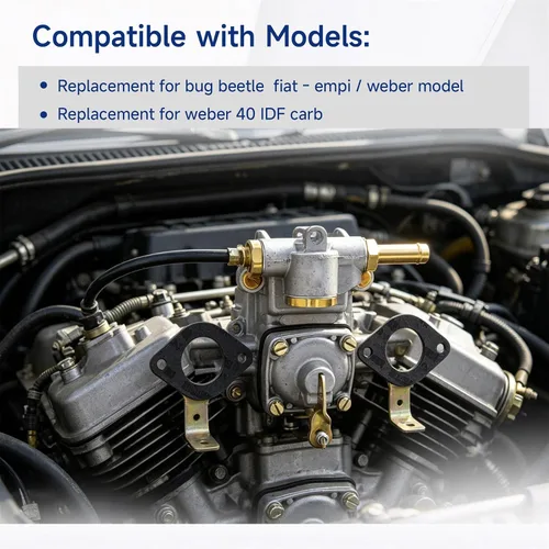 Miniatura 3 de GXYWADY Repuesto de carburador de 2 barriles para VW Beetle Bug Fiat Weber Engine 40 IDF Carb