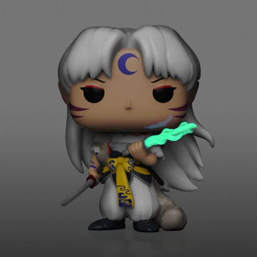 Miniatura 3 de Funko Animación Pop Inuyasha Resplandor en la oscuridad Sesshomaru SDCC 2023 Convención de Verano Exclusivo