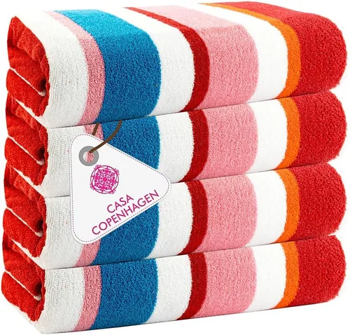 Miniatura 41 de CASA COPENHAGEN Solitaire Juego de 6 toallas - Negro, 600 GSM 2 toallas de baño 2 toallas de mano 2 toallitas, diseñadas en Dinamarca, hechas
