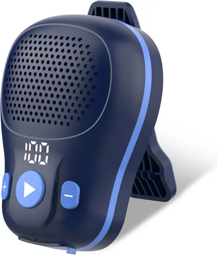 Miniatura 8 de Altavoz Bluetooth Vestible, altavoces portátiles inalámbricos con clip, altavoz de clip impermeable IP56 de hasta 18 horas de duración de la Negro