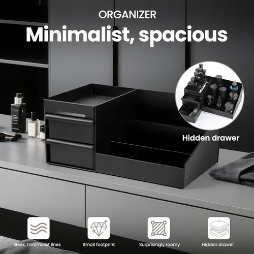 Miniatura 3 de Organizador de colonia para hombre, organizadores de baño, organizador para hombres, soporte para colonia, bandeja de perfume, soporte de perfume