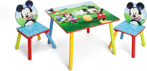 Miniatura 4 de Delta Children Juego de mesa y silla para niños (2 sillas incluidas), ideal para artes y manualidades, merienda y organizador de juguetes de Disney