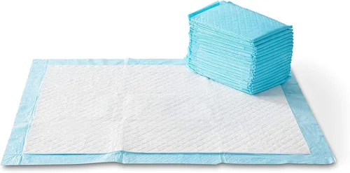 Miniatura 9 de Amazon Basics Almohadillas resistentes para orina de perros y cachorros, 5 capas a prueba de fugas, ultra absorbentes, superficie de secado rápido