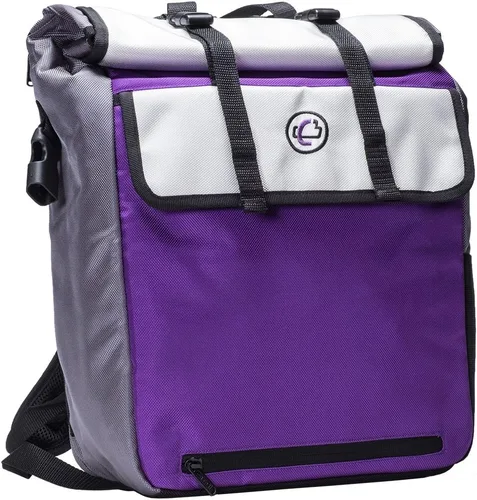 Miniatura 8 de Case-It Mochila clásica para laptop, con detalle de cordón elástico, negro/rojo (BKP-503-negro/rojo)