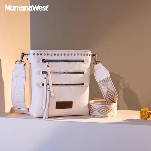 Miniatura 6 de Montana West Bolsos cruzados para mujer con múltiples bolsillos y correa de guitarra