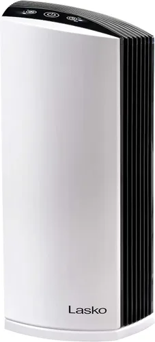 Miniatura 8 de Lasko LP450 - Purificador de aire de torre HEPA prémium para el hogar con DreamMode y temporizador: la filtración HEPA verdadera elimina el 99.97%