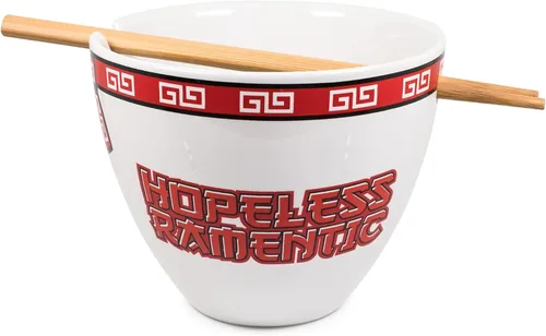 Miniatura 2 de Bowl Bop Hopeless - Juego de vajilla de cerámica japonesa Ramentic Incluye cuenco de fideos ramen de 16 onzas y palillos de madera Juego