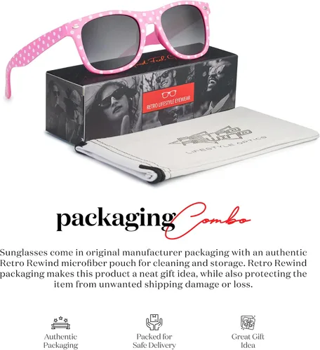 Miniatura 5 de Retro Rewind Gafas de sol vintage a la moda de lunares para mujer UV400