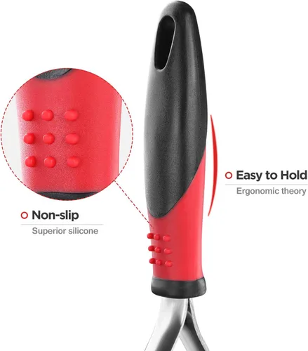 Miniatura 5 de Joyoldelf Machacador de patatas resistente, herramienta de cocina integrada de acero inoxidable y triturador de alimentos/triturador de patatas