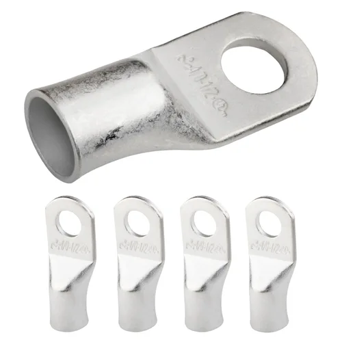 Miniatura 89 de SELTERM 5 piezas terminales de cable de cobre estañado 1/0 AWG perno de 1/2", extremos de cable de batería, terminales de anillo, conectores