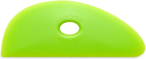 Miniatura 4 de Mudtools Costilla Polímero Verde Tamaño 3 Mediano - Hoja - Cerámica, Cerámica, Arcilla - G3 Verde-Medium (G3)