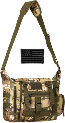 Miniatura 7 de Bolso bandolera táctico para hombre, mochila militar Molle (incluye paquete) Military
