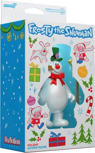 Miniatura 5 de Super7 Figura de Reacción Frosty The Snowman (Inspirada en Caja de Dulces) - Figura de Acción de Frosty The Snowman de 3.75 Pulgadas con Accesorio