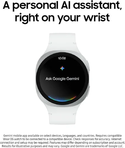 Miniatura 5 de Samsung Galaxy Watch 8 (2025) - Reloj inteligente LTE de 1.732 pulgadas, diseño de cojín, monitor de fitness, entrenamiento de sueño, entrenador