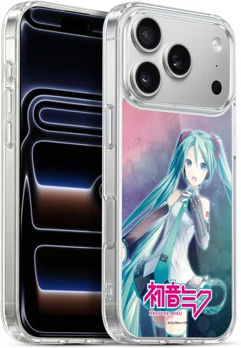 Miniatura 233 de Head Case Designs Licencia Oficial Hatsune Miku Gráficos Lindos Carcasa de Gel [Protección de Grado Militar] Compatible con Apple iPhone 7