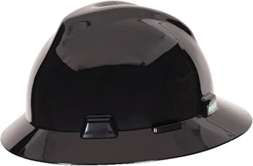 Miniatura 17 de MSA V-Gard Casco de Ala Completa con Suspensión - Carcasa de Polietileno, Protección Superior contra Impactos y Correas de Corona Autoajustables